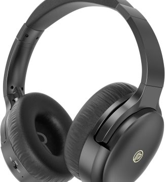 Active Noise Cancelling Headphones, 100H Playtime Headphones Wireless Bluetooth, Bluetooth Headphone with Mic, Over Ear Wireless Headphone with Deep Bass,Fast Charging for Travel (Midnight)